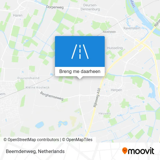 Beemdenweg kaart
