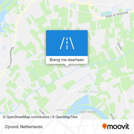 Zijvond kaart