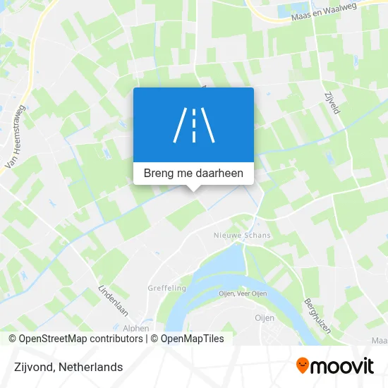 Zijvond kaart