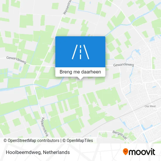 Hoolbeemdweg kaart