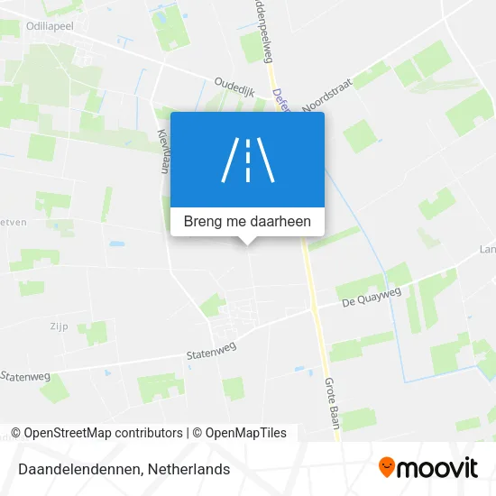 Daandelendennen kaart