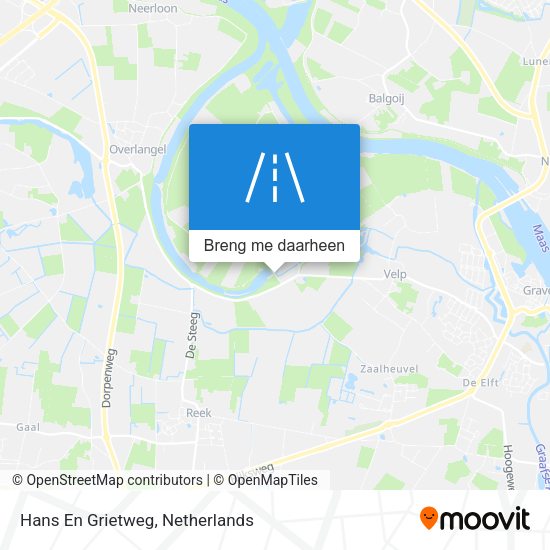 Hans En Grietweg kaart