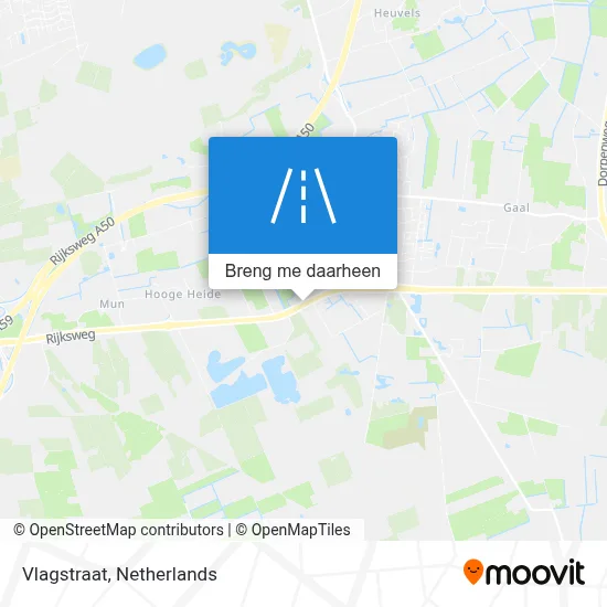 Vlagstraat kaart