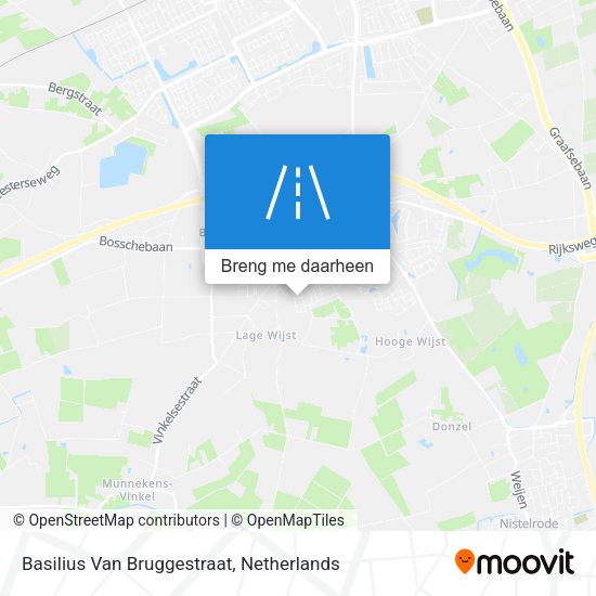 Basilius Van Bruggestraat kaart