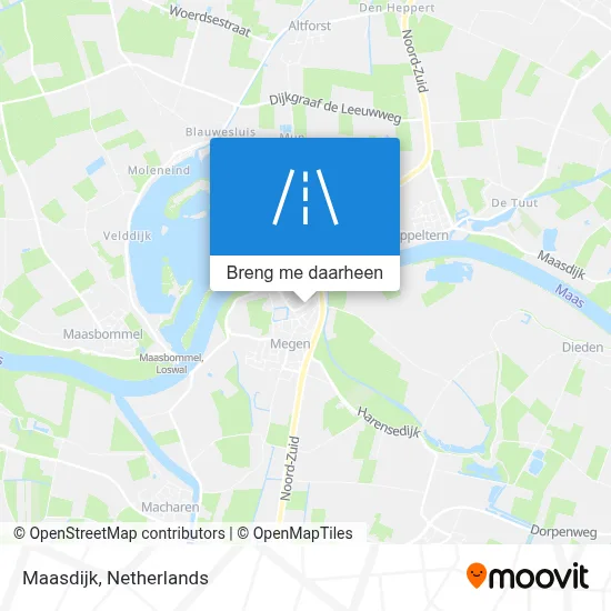 Maasdijk kaart