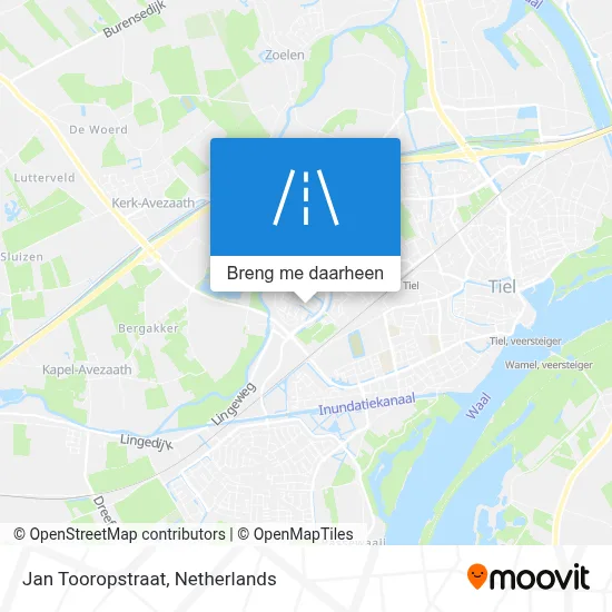 Jan Tooropstraat kaart