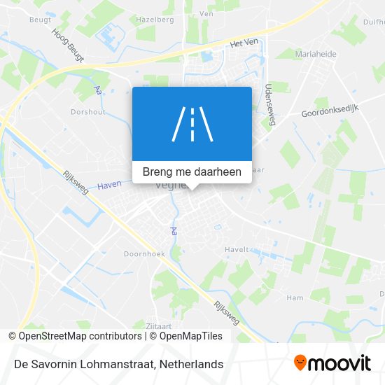 De Savornin Lohmanstraat kaart