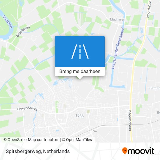 Spitsbergerweg kaart