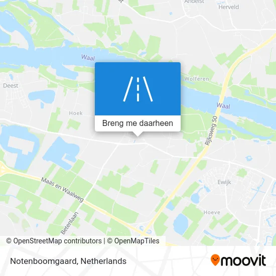 Notenboomgaard kaart