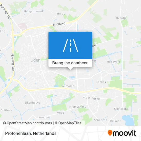 Protonenlaan kaart