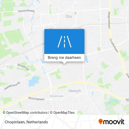 Chopinlaan kaart