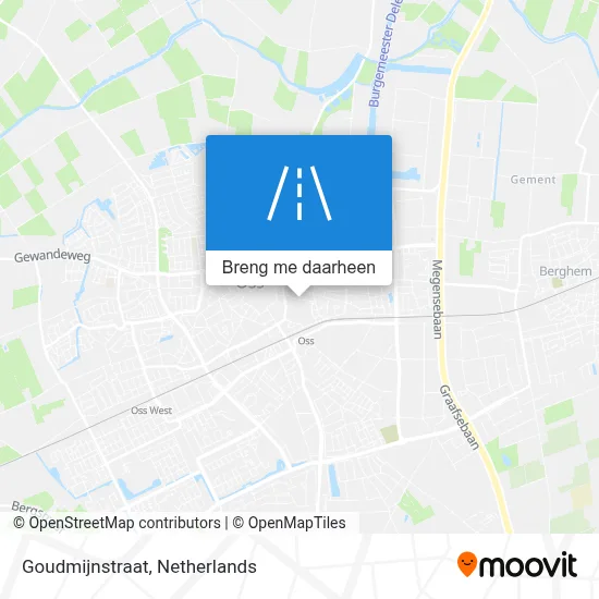 Goudmijnstraat kaart