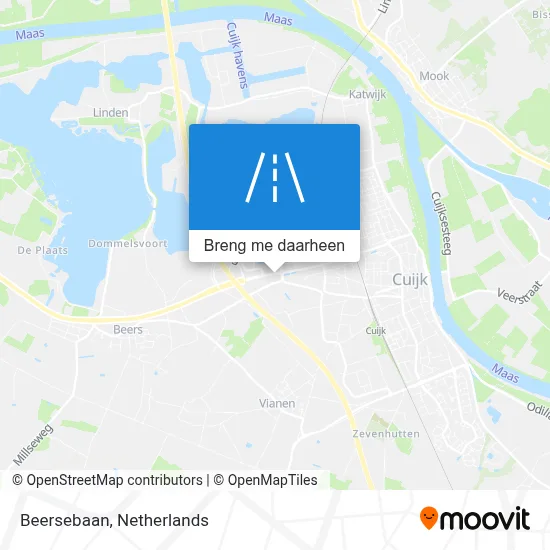 Beersebaan kaart