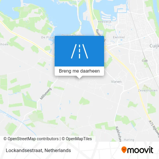 Lockandsestraat kaart