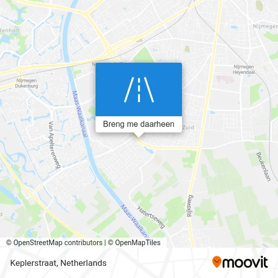 Keplerstraat kaart