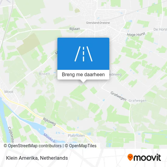 Klein Amerika kaart
