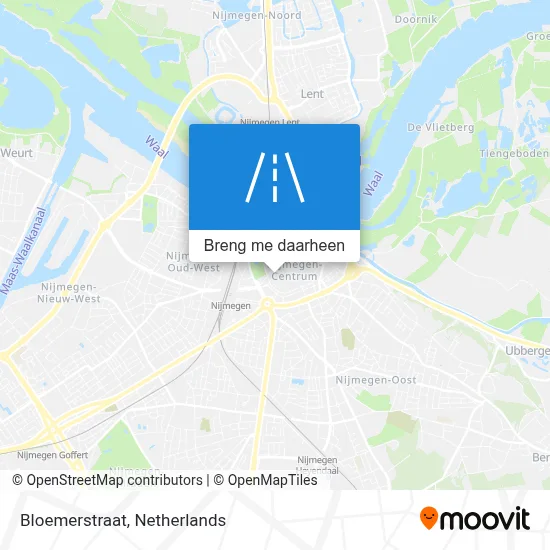Bloemerstraat kaart
