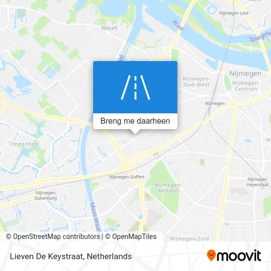 Lieven De Keystraat kaart