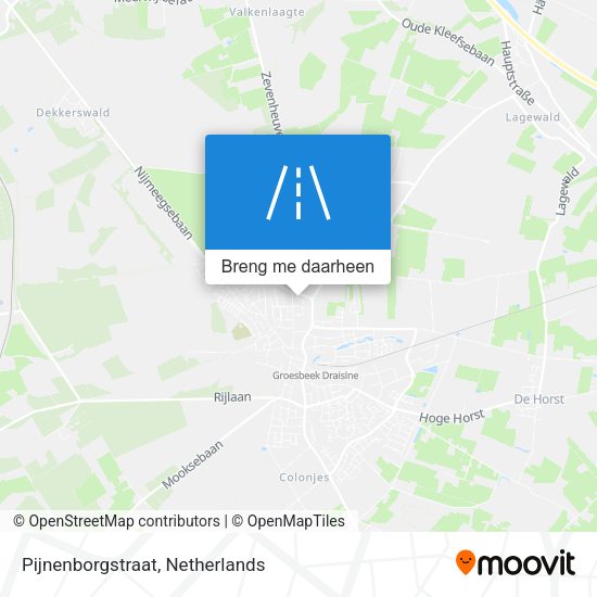 Pijnenborgstraat kaart
