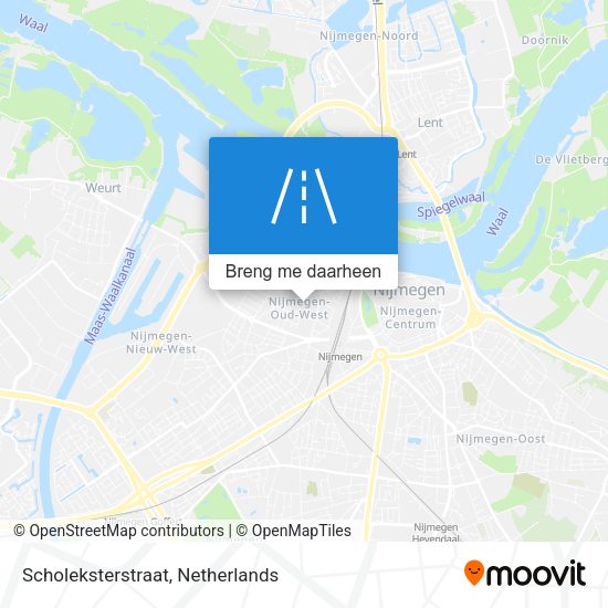 Scholeksterstraat kaart