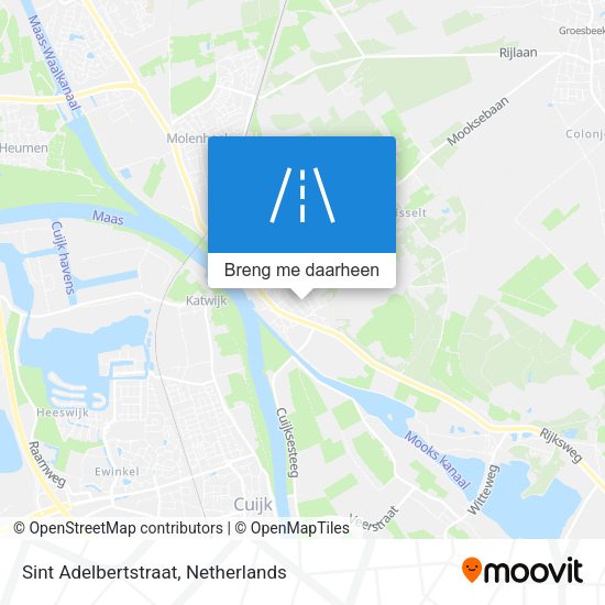 Sint Adelbertstraat kaart