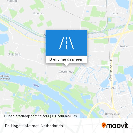 De Hoge Hofstraat kaart