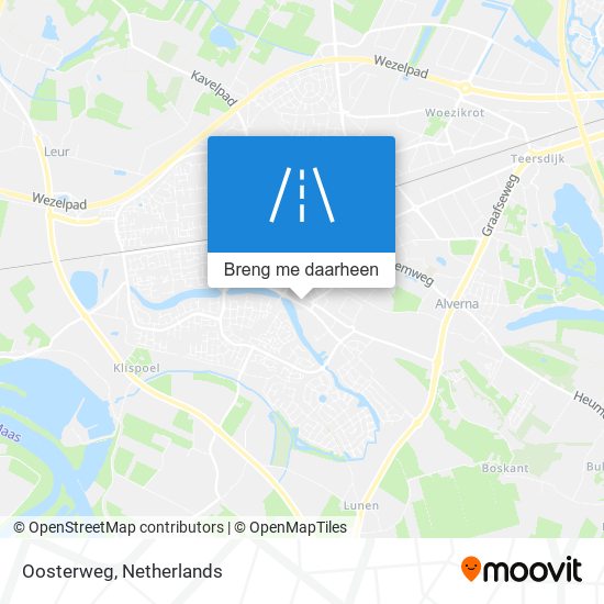 Oosterweg kaart