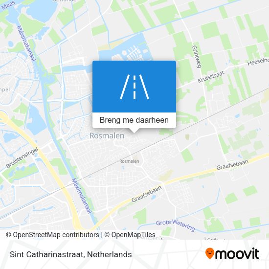 Sint Catharinastraat kaart