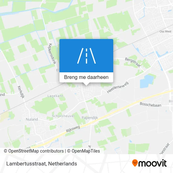 Lambertusstraat kaart
