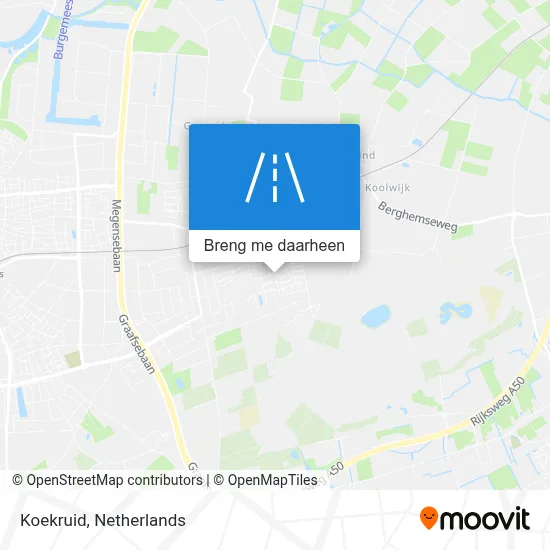 Koekruid kaart