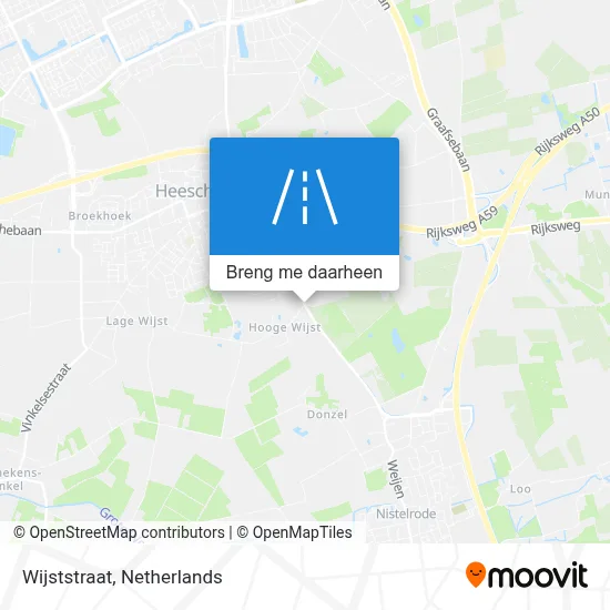 Wijststraat kaart
