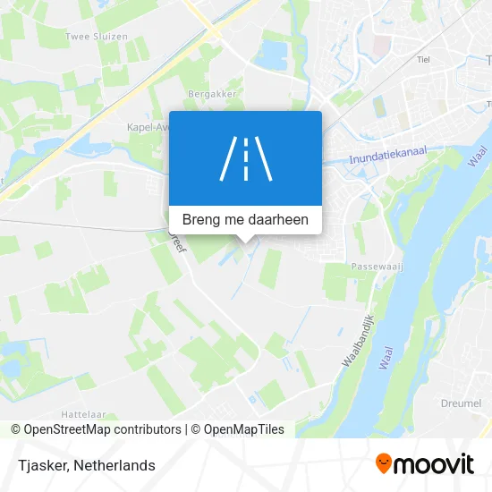 Tjasker kaart