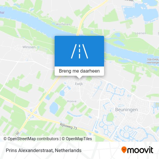 Prins Alexanderstraat kaart