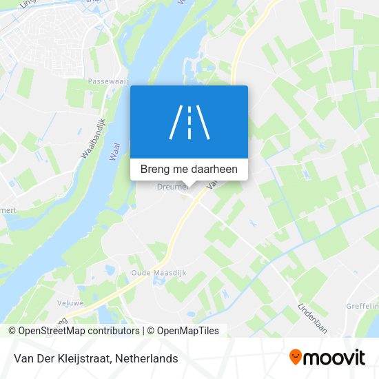 Van Der Kleijstraat kaart