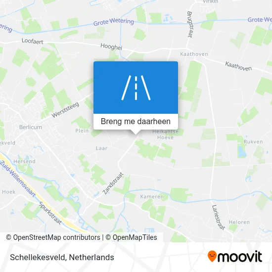 Schellekesveld kaart