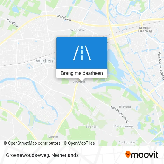 Groenewoudseweg kaart