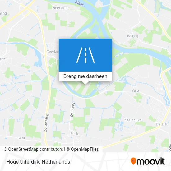 Hoge Uiterdijk kaart