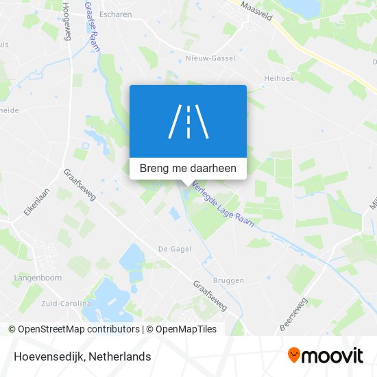 Hoevensedijk kaart