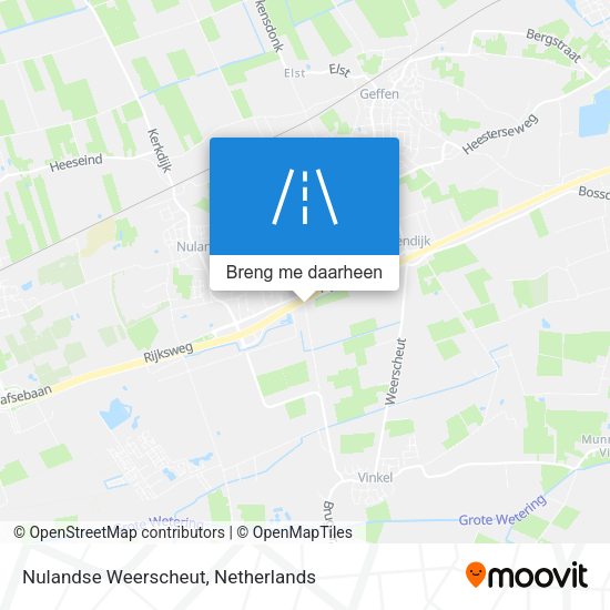 Nulandse Weerscheut kaart