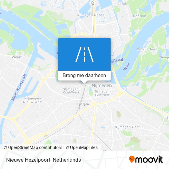 Nieuwe Hezelpoort kaart