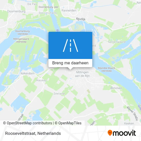 Rooseveltstraat kaart