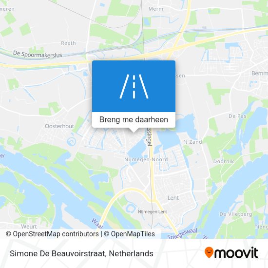 Simone De Beauvoirstraat kaart