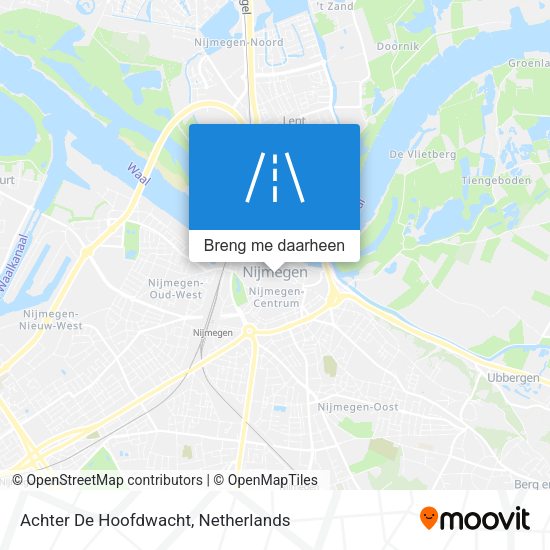 Achter De Hoofdwacht kaart