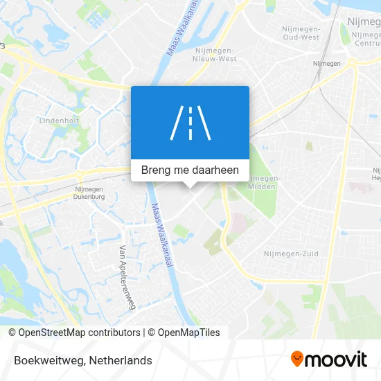 Boekweitweg kaart