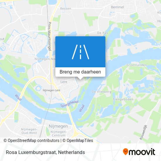 Rosa Luxemburgstraat kaart