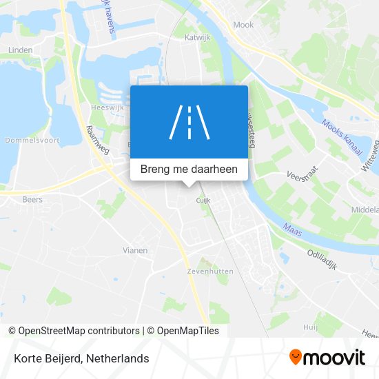 Korte Beijerd kaart