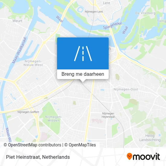 Piet Heinstraat kaart