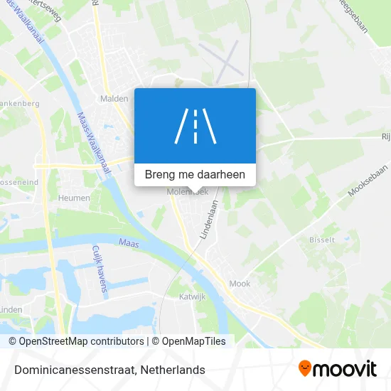 Dominicanessenstraat kaart