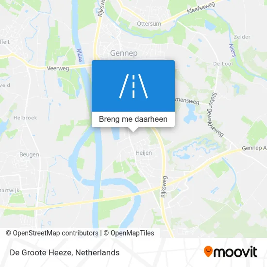 De Groote Heeze kaart