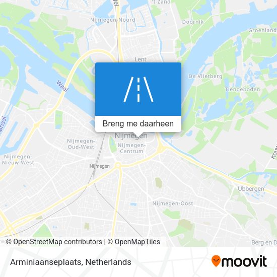 Arminiaanseplaats kaart